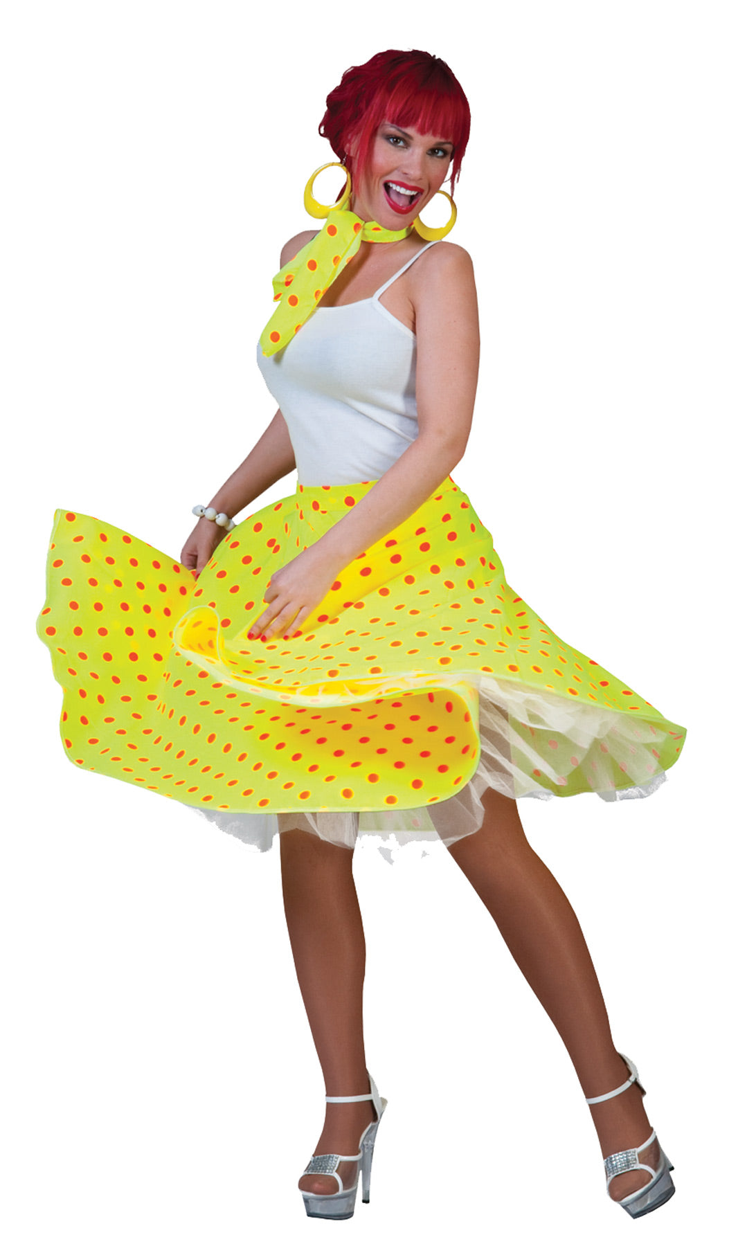 Sock Hop Skirt Adult Costume Accessories - Tophatter Daily Deals