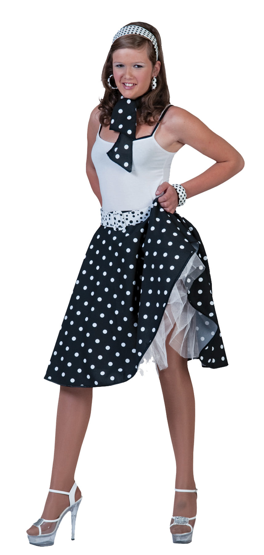 Sock Hop Skirt Adult Costume Accessories - Tophatter Daily Deals