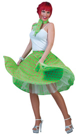 Sock Hop Skirt Adult Costume Accessories - Tophatter Daily Deals