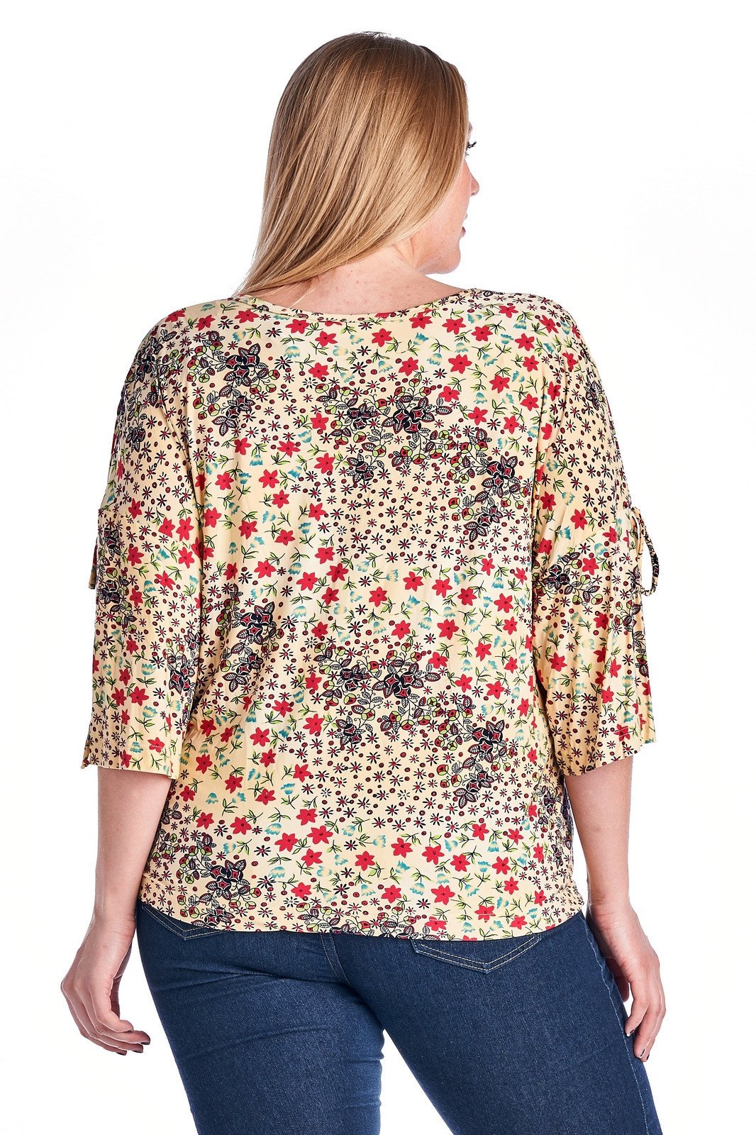 Women's Plus Size Floral Printed Wrap Top Plus Size / Tops - Tophatter Daily Deals