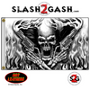 Hot Leathers Assassin Skull Flag 3 x 5 w/ Metal Grommets Flag - Tophatter Daily Deals