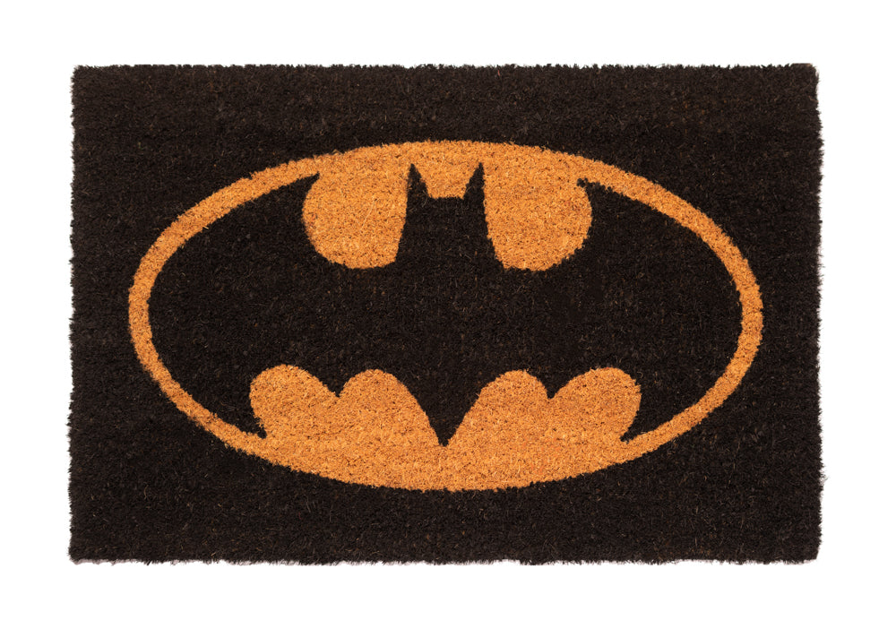 DC Comics Officially Licensed Batman Logo Doormat Doormat - Tophatter Daily Deals