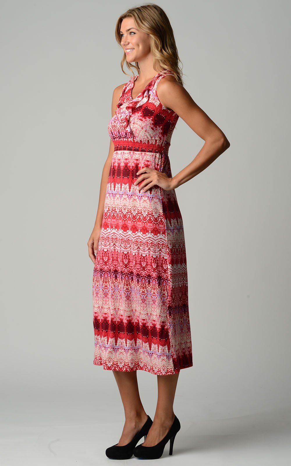 Women's Ruffle Maxi Dress Dresses / Maxi - Tophatter Daily Deals