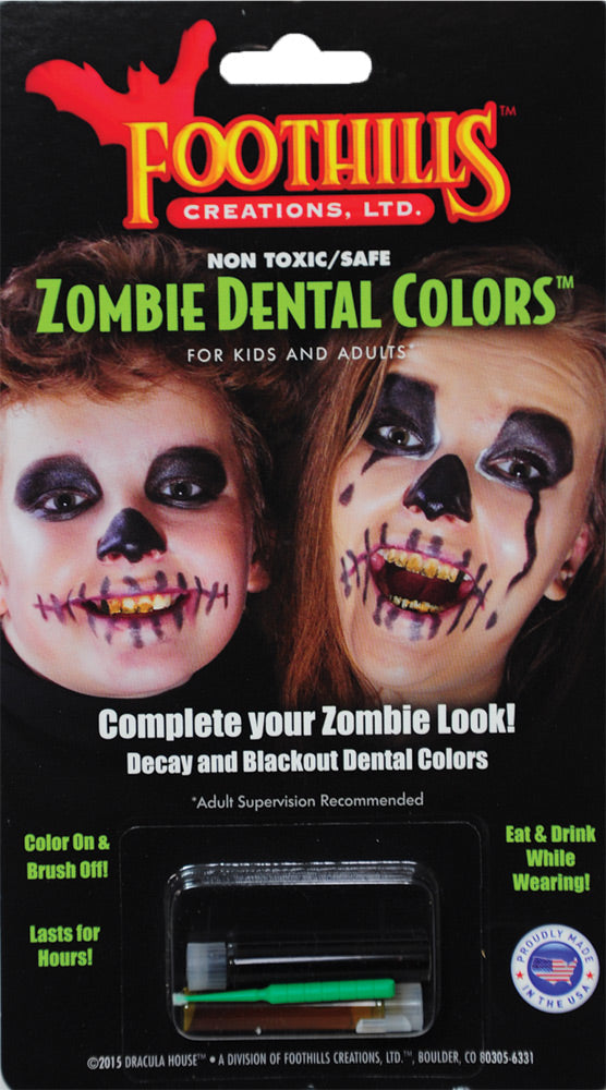 Zombie Dental Colr For Kids Zombie Halloween Costumes - Tophatter Daily Deals