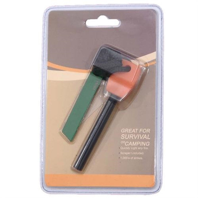 Wilderness Magnesium Flint Fire Strike Starter Orange - Tophatter Daily Deals