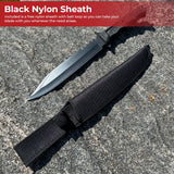 Fixed Deadly Reinforcements Blackout Knife knives - Tophatter Daily Deals