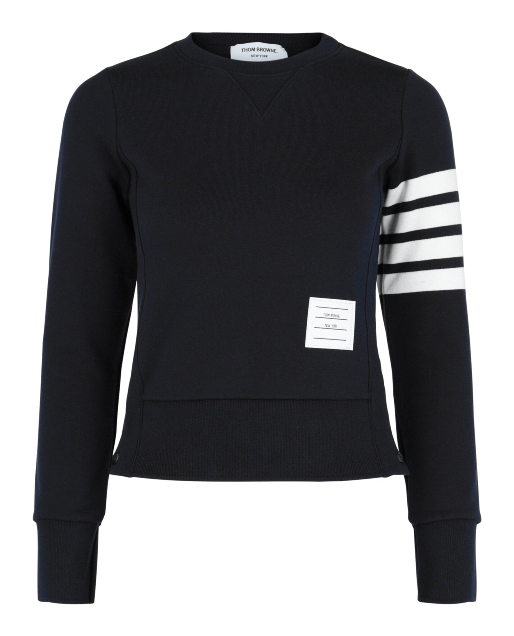 Thom Browne Classic Loopback 4-Bar Sweatshirt Navy Sweatshirts - Tophatter Daily Deals