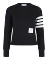Thom Browne Classic Loopback 4-Bar Sweatshirt Navy Sweatshirts - Tophatter Daily Deals