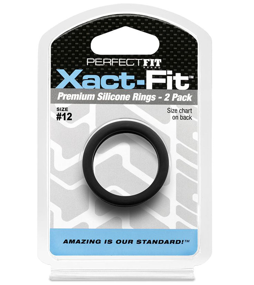Xact-Fit #12 1.2in 2 Pk Precision Cock Ring Set > Cock Ring > Sets - Tophatter Daily Deals