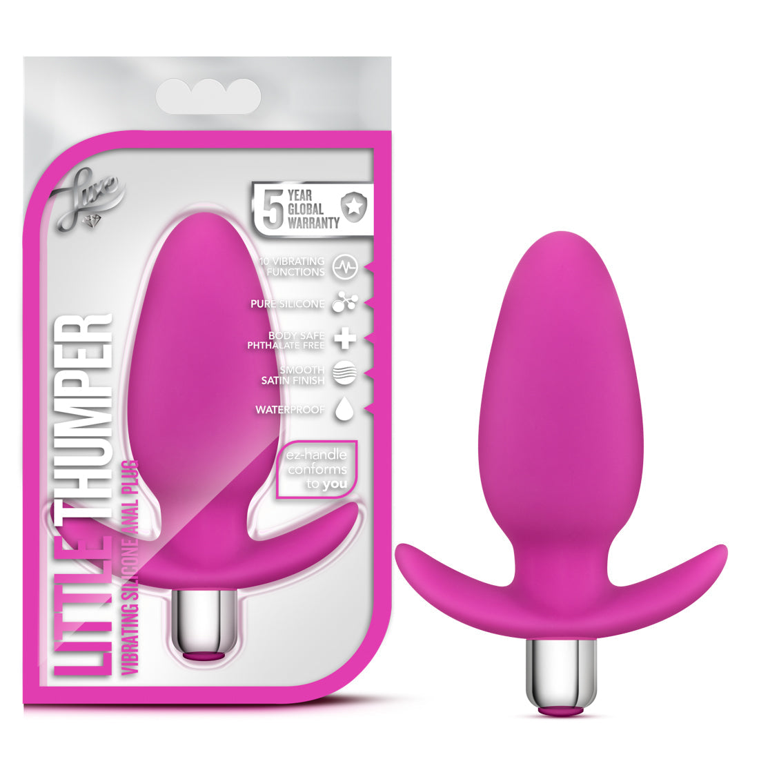 Luxe Little Thumper – Waterproof Vibrating Anal Plug with Removable Bullet > Anal Range > Vibrating Butt Plugs - Tophatter Daily Deals