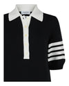 Thom Browne Cotton 4-Bar Hector Polo Polos - Tophatter Daily Deals