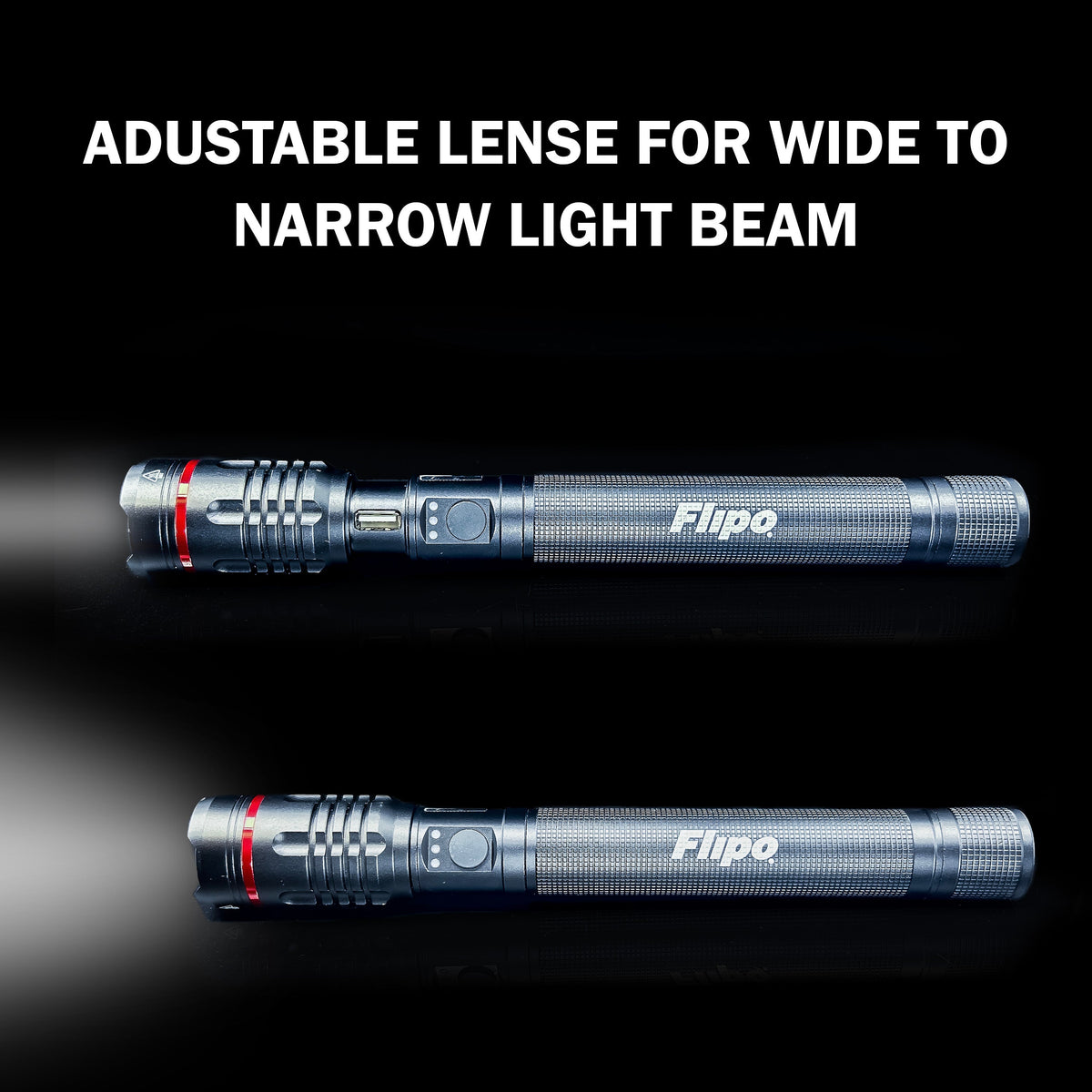 Stinger™ Tactical Lumen Rechargeable Flashlight Flashlight - Tophatter Daily Deals