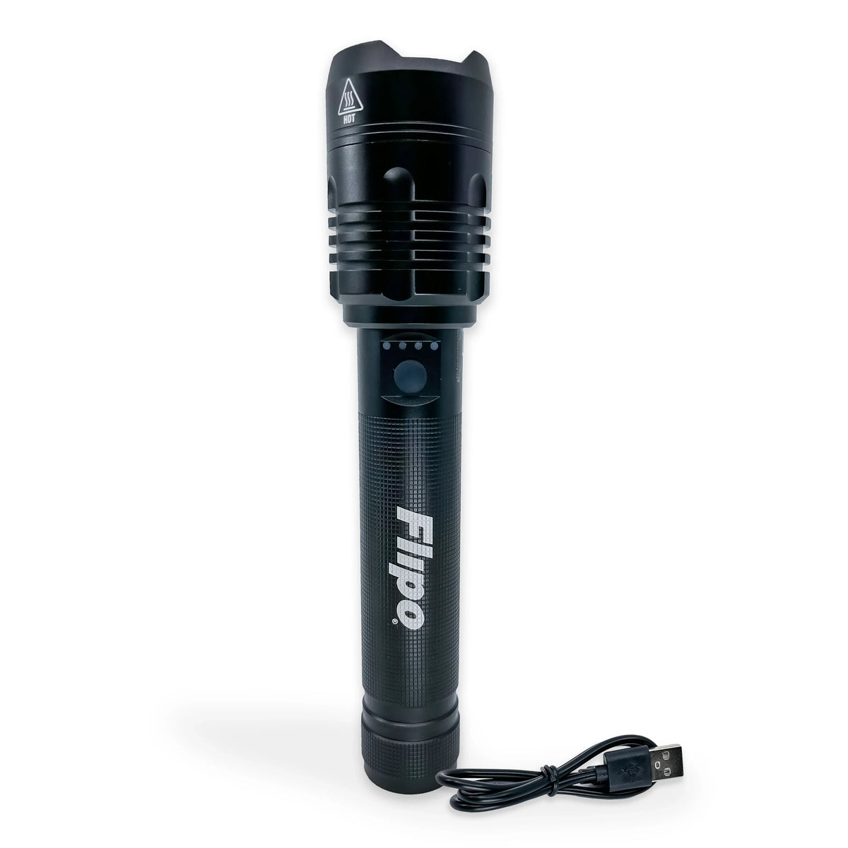 Stinger Tactical 10,000 Lumen Rechargeable Flashlight - Tophatter Daily Deals