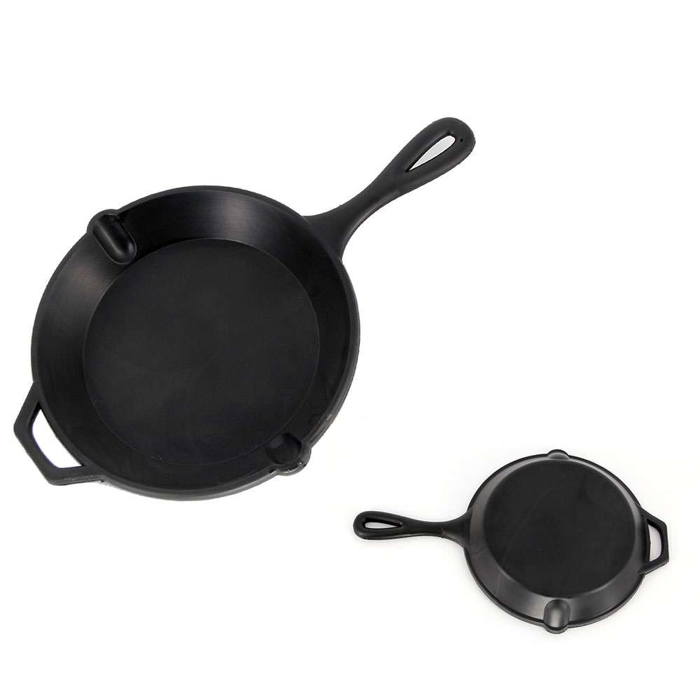Rubber Comedy Frying Pan Flexible Prop Weapon Special Effect Action Prop Safe for Stunts Collectible Weapons - Tophatter Daily Deals