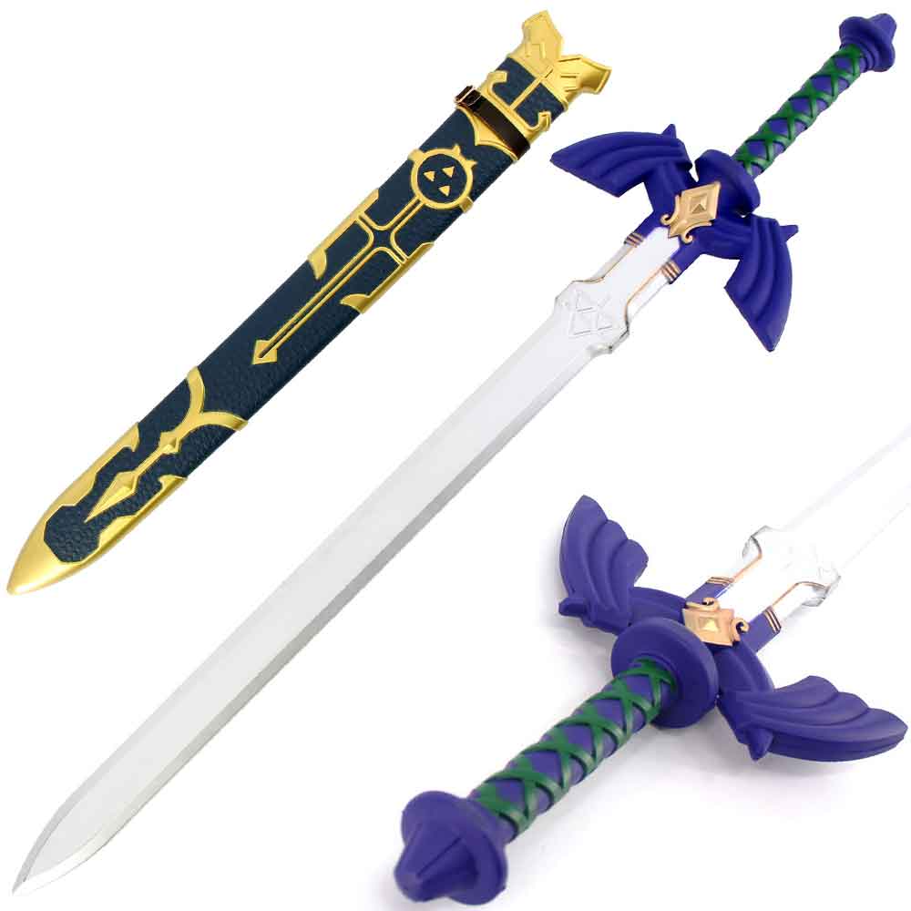 36.5" Foam Master Zelda Link Sword Fantasy Legend Game Prop with Scabbard Collectible Weapons - Tophatter Daily Deals
