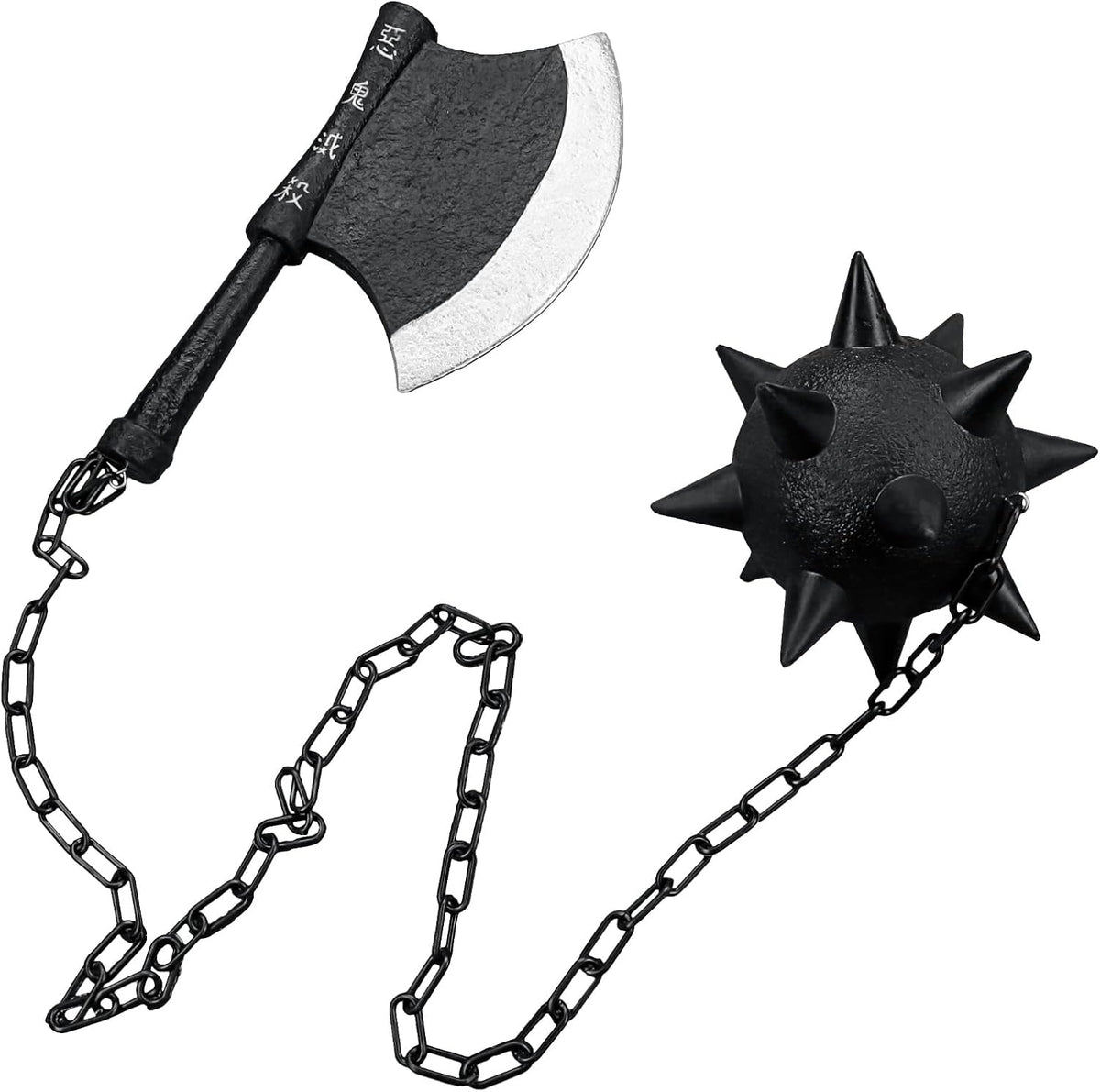 Gyomei Himejima Foam Spiked Flail Axe Chain Demon Anime Cosplay Prop - TOPHATTER'S ARMORY DEALS Collectible Weapons - Tophatter Daily Deals