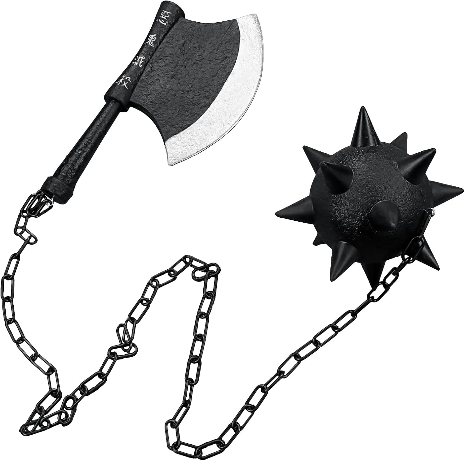 Gyomei Himejima Foam Spiked Flail Axe Chain Demon Anime Cosplay Prop - Tophatter's Inc. Weapons Store Online Collectible Weapons - Tophatter Daily Deals