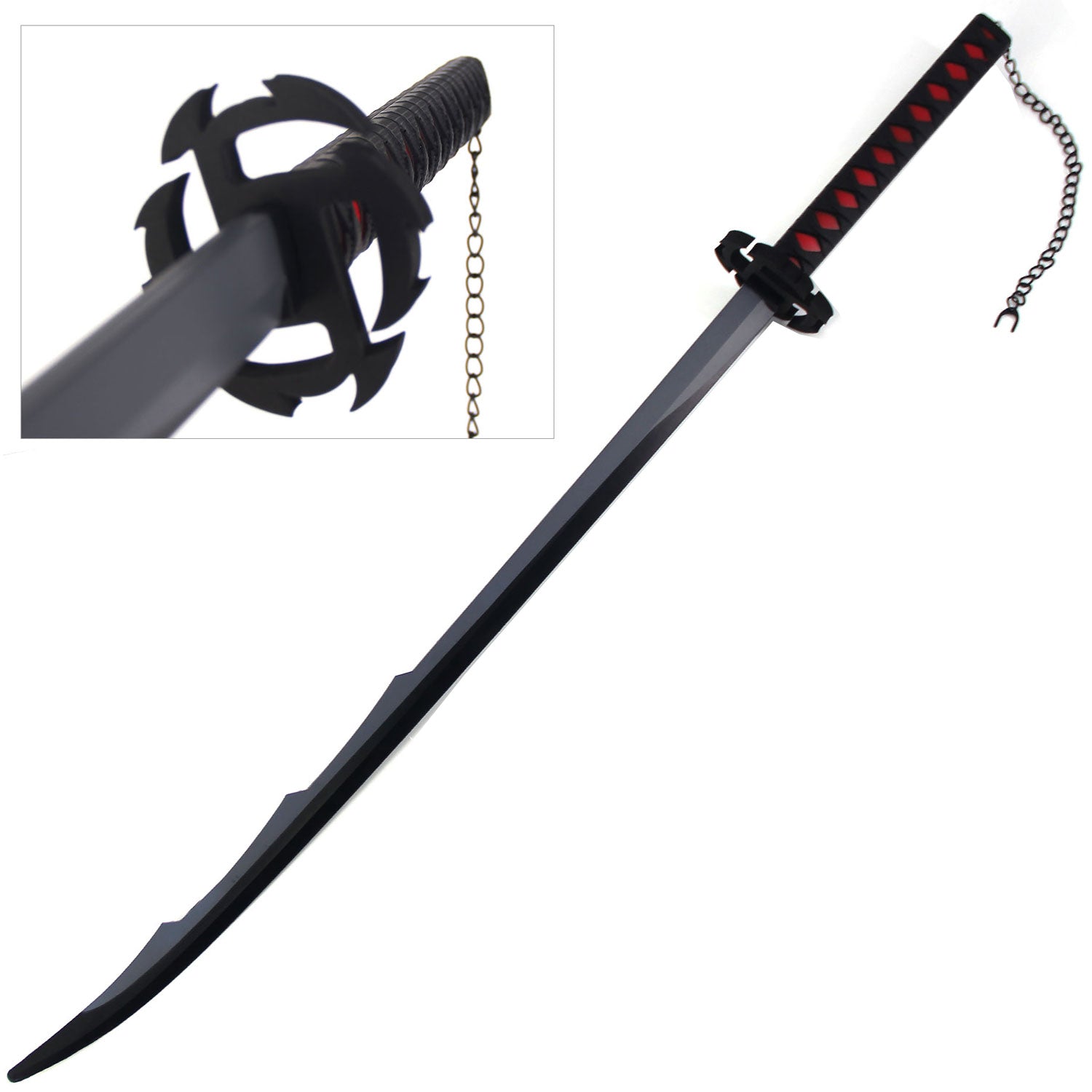 Kurosaki Ichigo Sword High Density Foam Cosplay Prop Collectible Weapons - Tophatter Daily Deals