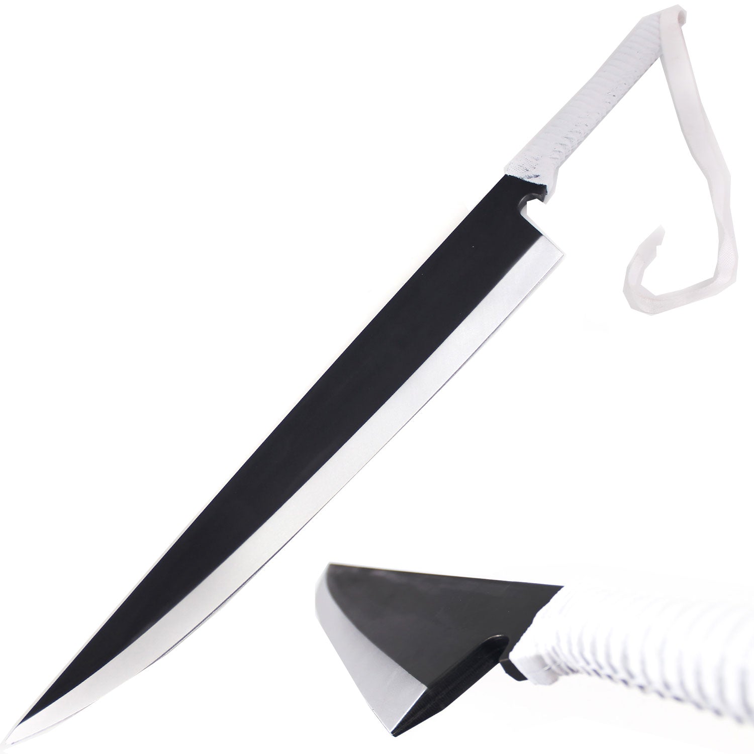 Ichigo Kurosaki Sword High Density Foam Cosplay Prop - TOPHATTER'S ARMORY DEALS Collectible Weapons - Tophatter Daily Deals