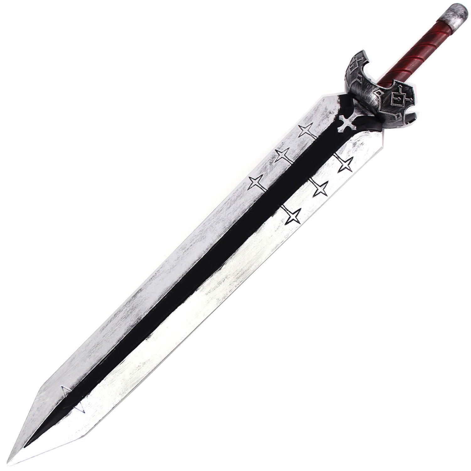ASTA DRAINA Demon-Dweller Sword High Density Foam Cosplay Prop - Tophatter's Army Products & Self Defense Collectible Weapons - Tophatter Daily Deals
