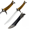 11 3/8" Elven Miniature Letter Opener Fantasy Short Sword Dagger Knife with Scabbard Collectible Weapons - Tophatter Daily Deals