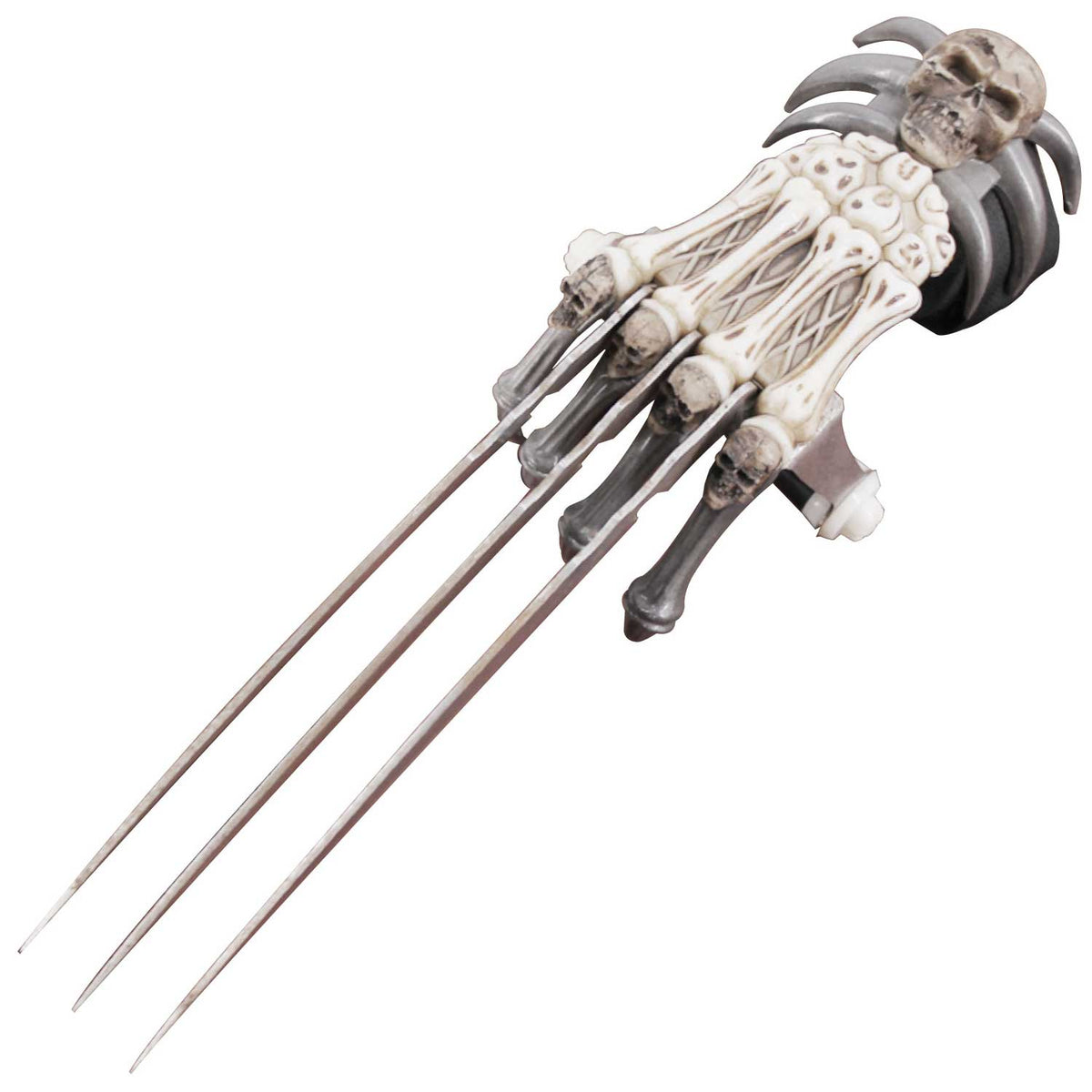 Skull & Bones Gauntlet Style Hand Claw Tri-Bladed Knife - Tophatter's Guns'N'Weapons Store - FREE SHIPPING Collectible Weapons - Tophatter Daily Deals