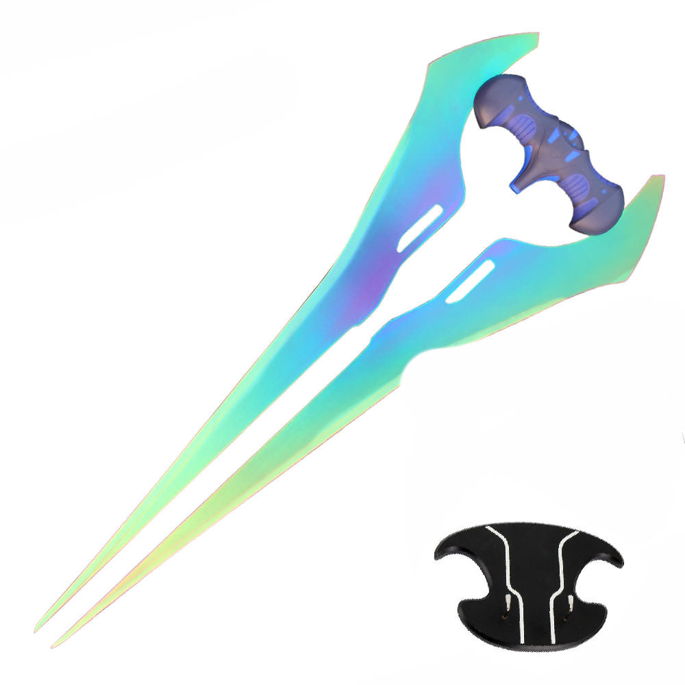 Special Operations Titanium Double Scythe Energy Sword - TOPHATTER'S ARMORY DEALS Collectible Weapons - Tophatter Daily Deals