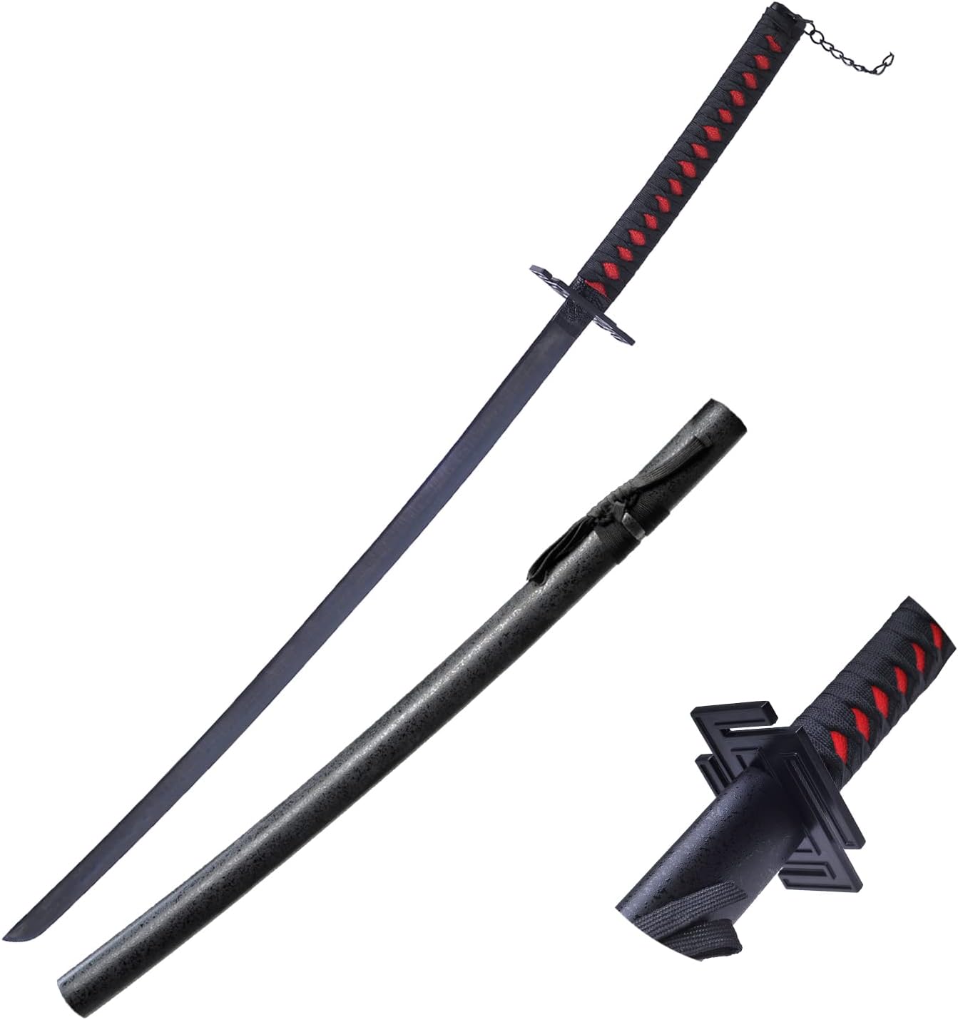 Kurosaki Ichigo Tensa Bankai Cutting Moon Anime Katana Sword - TOPHATTER'S ARMORY DEALS Collectible Weapons - Tophatter Daily Deals