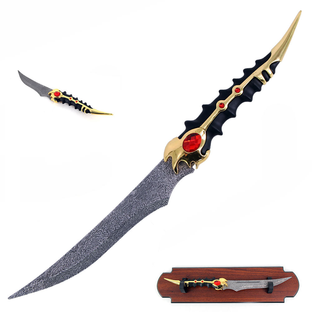 Brandon's Bane Ancient Warrior Fantasy Dagger With Wall Plaque Collectible Weapons - Tophatter Daily Deals
