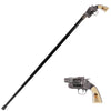 Billy the Kid Revolver Gun Handle Gentleman's Walking Stick Collectible Weapons - Tophatter Daily Deals