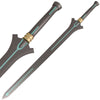 40" SAO Kirito's High Carbon Steel Anime Replica Sword With Stand Collectible Weapons - Tophatter Daily Deals