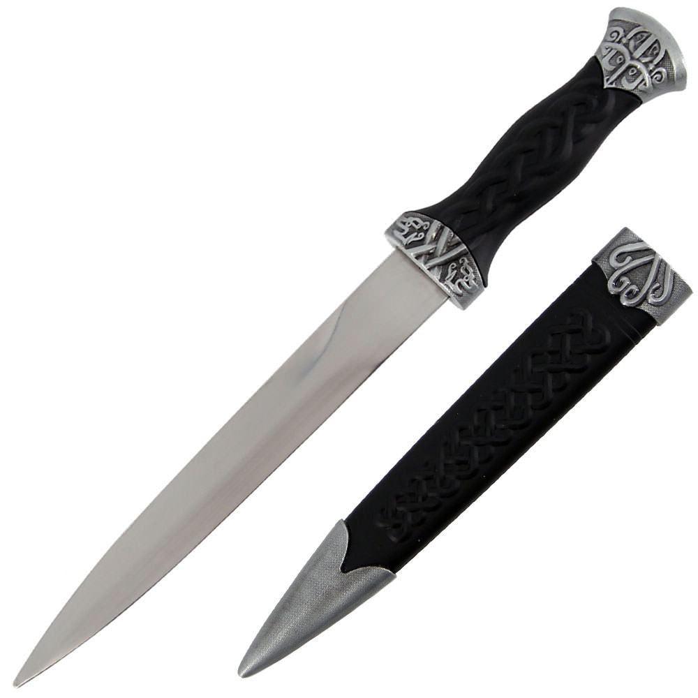 12" Celtic Knot Dagger with Sheath - Tophatter's Guns'N'Weapons Store - FREE SHIPPING Collectible Weapons - Tophatter Daily Deals