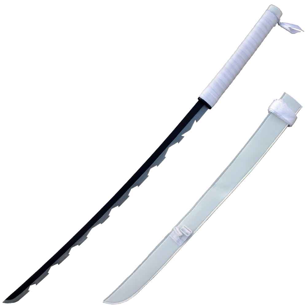 36.5" Steel Hashibira Inosuk Katana Sword Demon Killer Anime Collectible Weapons - Tophatter Daily Deals