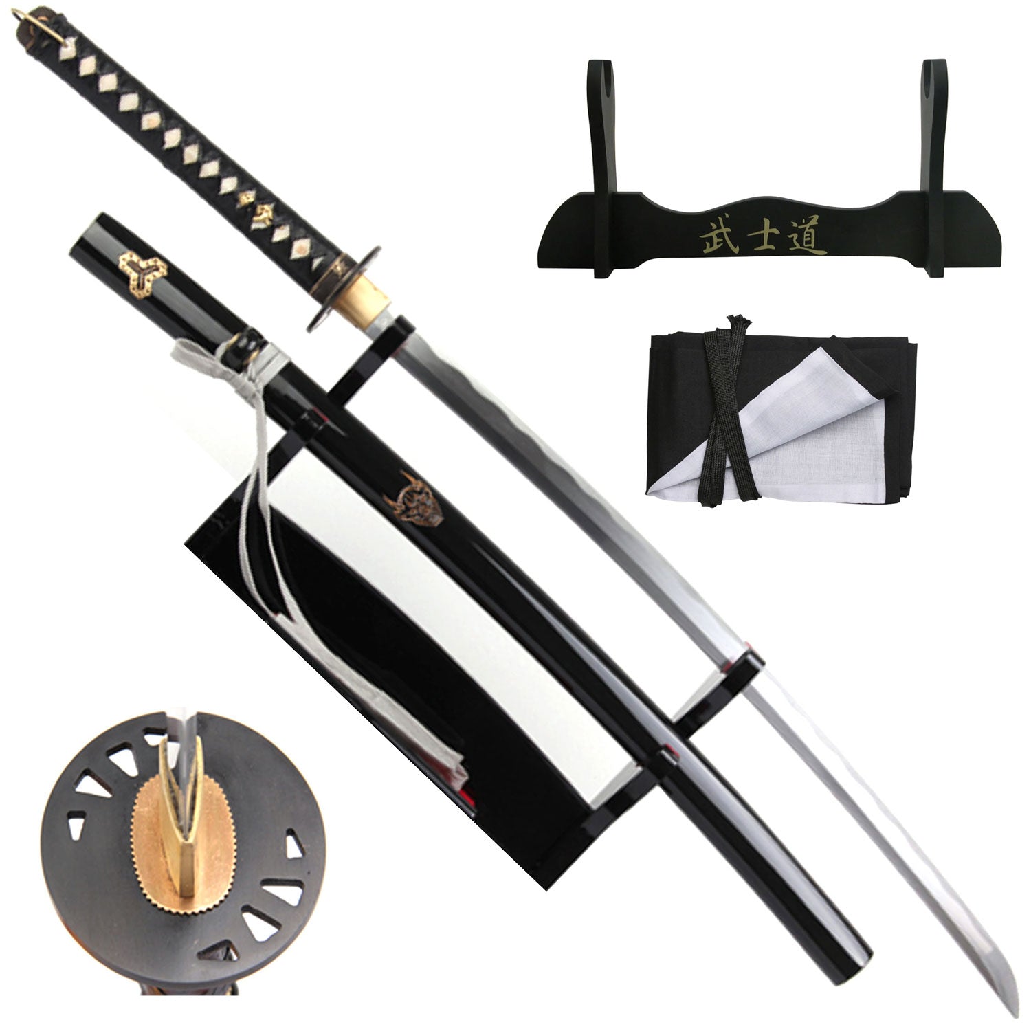 Kill Bill Full Tang Hanzo Demon Carbon Steel Sword - Tophatter's Guns'N'Weapons Store Collectible Weapons - Tophatter Daily Deals