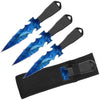 Galaxy Throwing Knife Set - Set of 3 Throwers with Sheath - TOPHATTER'S ARMORY DEALS Collectible Weapons - Tophatter Daily Deals
