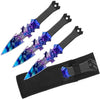 Bastet Goddess Throwing Knife Set and Sheath - Set of 3 Throwers - TOPHATTER'S ARMORY DEALS Collectible Weapons - Tophatter Daily Deals