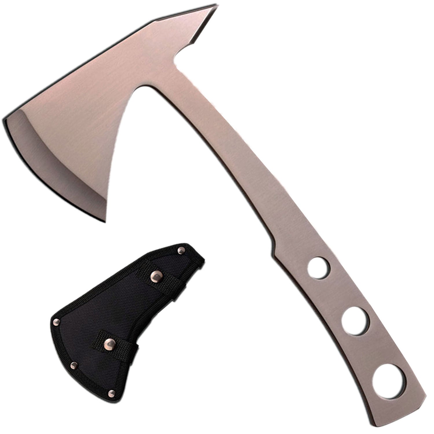 Tactical Axe Twin Double Blade Head Tomahawk Hatchet Throwing Knife - Tophatter's Guns'N'Weapons Store - FREE SHIPPING Collectible Weapons - Tophatter Daily Deals