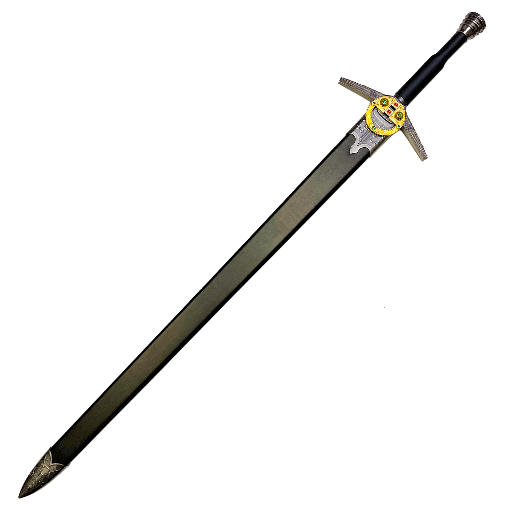 47" Black Fantasy Sword Witch Killer Blade Movie Replica Collectible Weapons - Tophatter Daily Deals