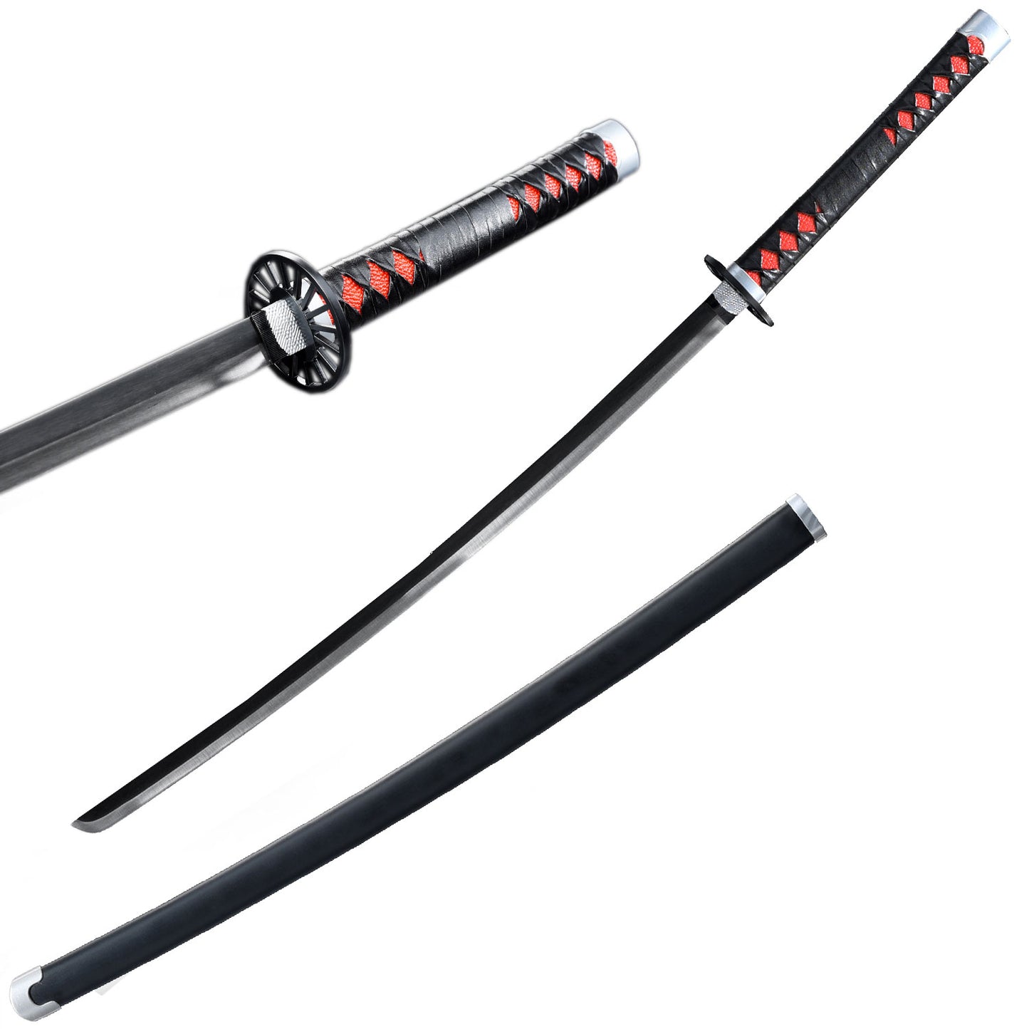 Tanjiro Kamado Nichirin Katana Sword Demon Killer Anime - Tophatter's Guns'N'Weapons Store - FREE SHIPPING Collectible Weapons - Tophatter Daily Deals