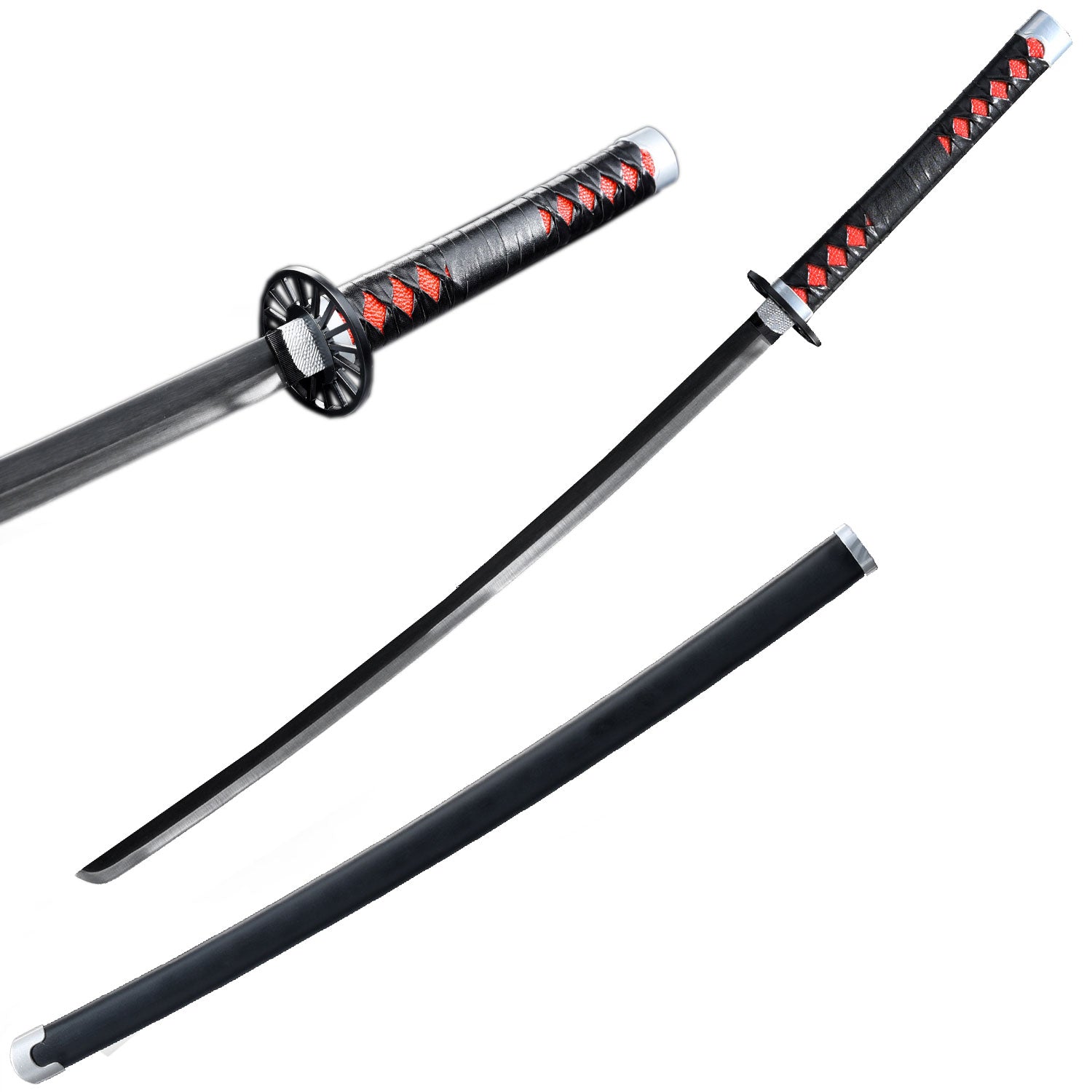 Tanjiro Kamado Nichirin Katana Sword Demon Killer Anime - Tophatter's Guns'N'Weapons Store - FREE SHIPPING Collectible Weapons - Tophatter Daily Deals