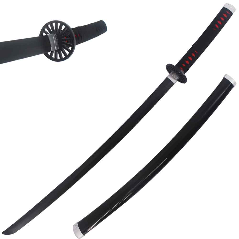 40.5" ABS Plastic Blade Tanjiro Kamado Nichirin Katana Cosplay Sword Demon Anime Collectible Weapons - Tophatter Daily Deals