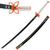 40.5" ABS Plastic Blade Shinobu Kocho Nichirin Katana Samurai Sword Demon - TOPHATTER'S ARMORY DEALS Collectible Weapons - Tophatter Daily Deals