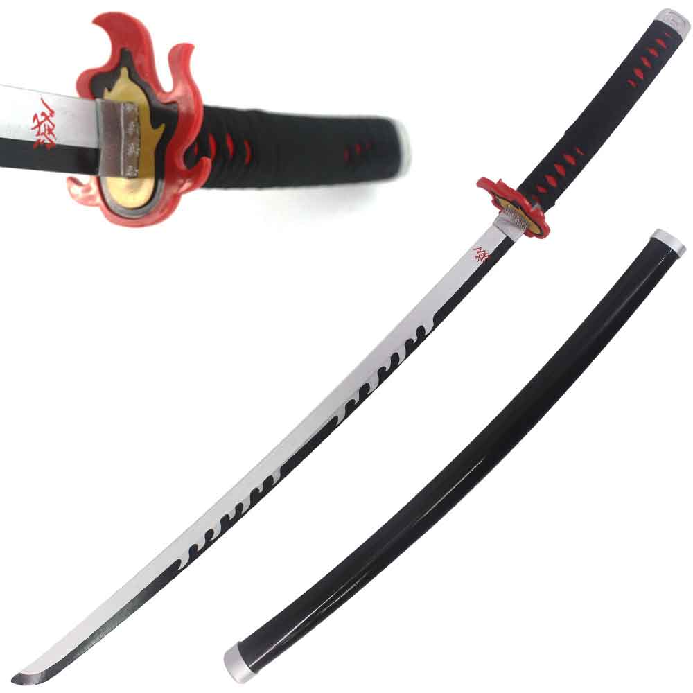 40.75" ABS Plastic Blade Cosplay Anime Kamado Tanjirou Demon Sword - Tophatter's Guns'N'Weapons Store - FREE SHIPPING Collectible Weapons - Tophatter Daily Deals