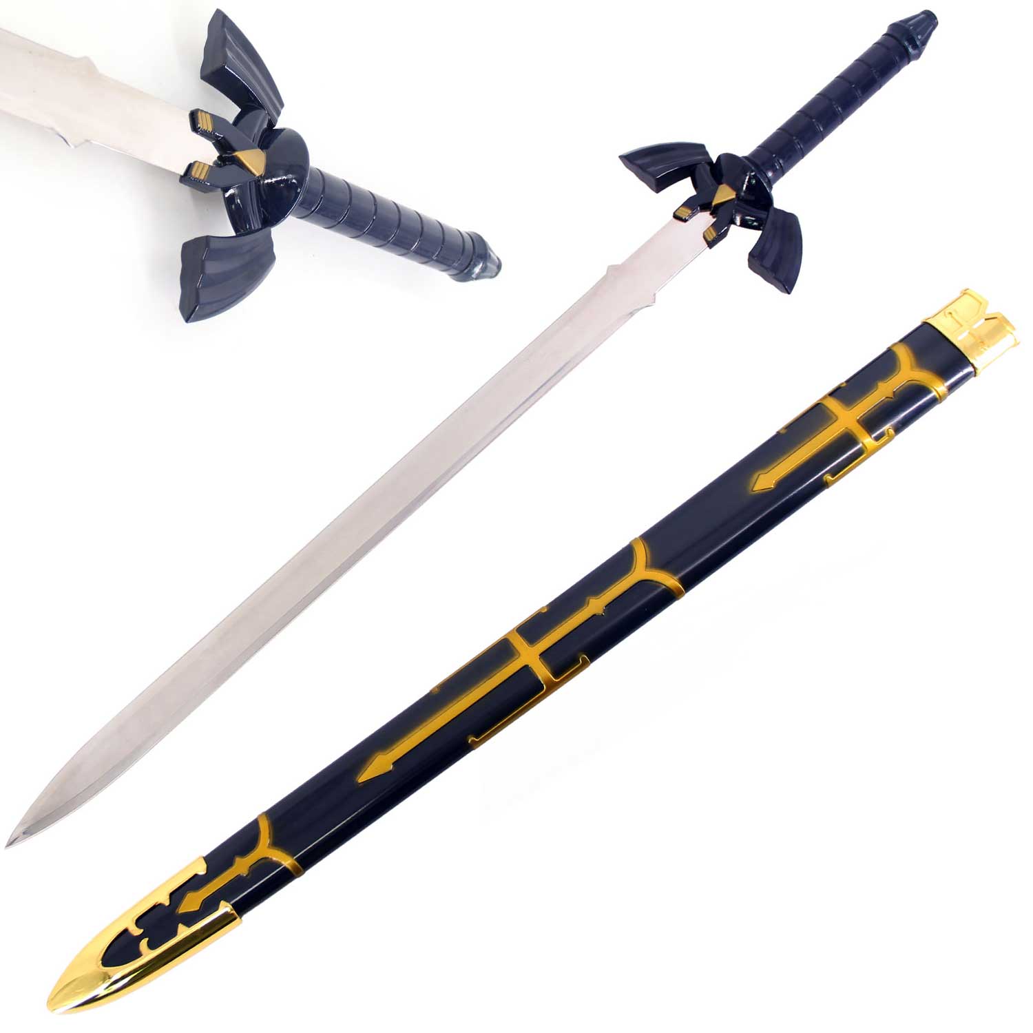 46" Accurate Twilight Princess Zelda Link Master Sword with Scabbard - TOPHATTER'S ARMORY DEALS Collectible Weapons - Tophatter Daily Deals