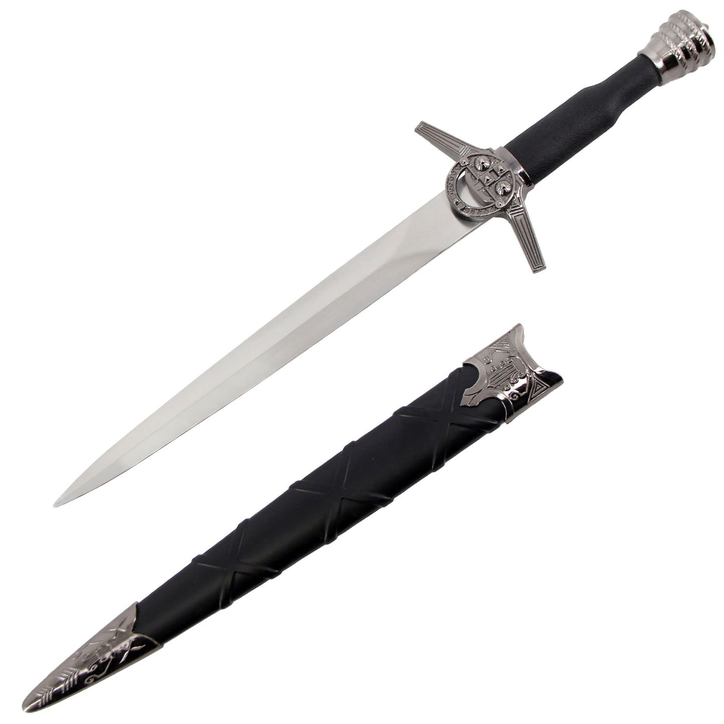 15.75 Inch Overall Steel Dagger - Tophatter's Army Products & Self Defense Collectible Weapons - Tophatter Daily Deals