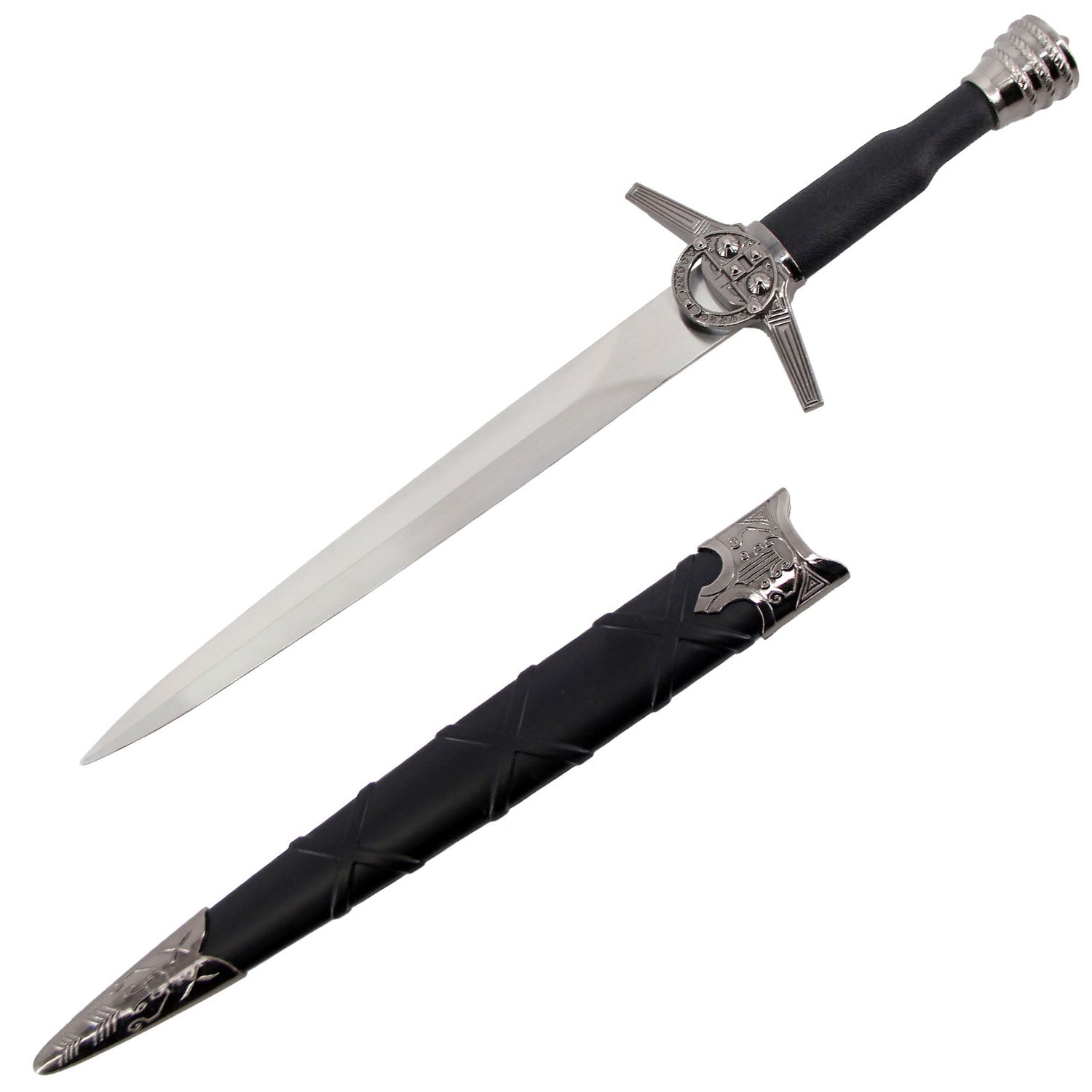 15.75 Inch Overall Steel Dagger - Tophatter's Army Products & Self Defense Collectible Weapons - Tophatter Daily Deals
