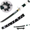 Sanemi Shinazugawa's Green Nichirin Miniature Katana - Sanemi Sword - TOPHATTER'S ARMORY DEALS Collectible Weapons - Tophatter Daily Deals