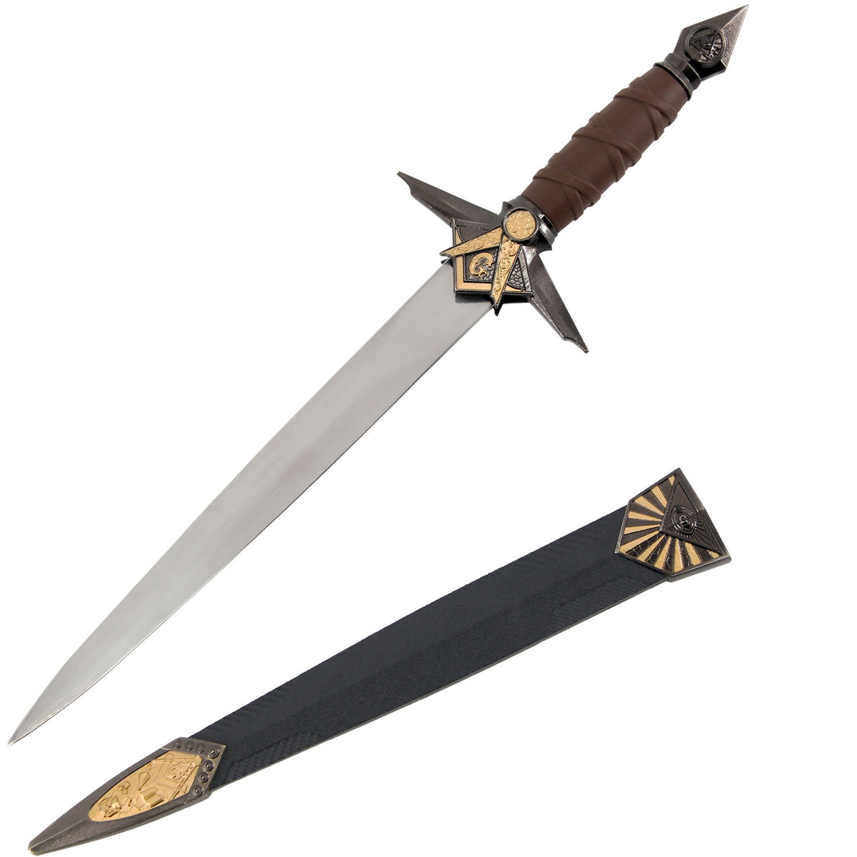 Compass Guard Masonic Dagger - Tophatter's Inc. Weapons Store Online Collectible Weapons - Tophatter Daily Deals