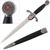 Crusader Cross Knights Dagger with Scabbard - TOPHATTER'S ARMORY DEALS Collectible Weapons - Tophatter Daily Deals