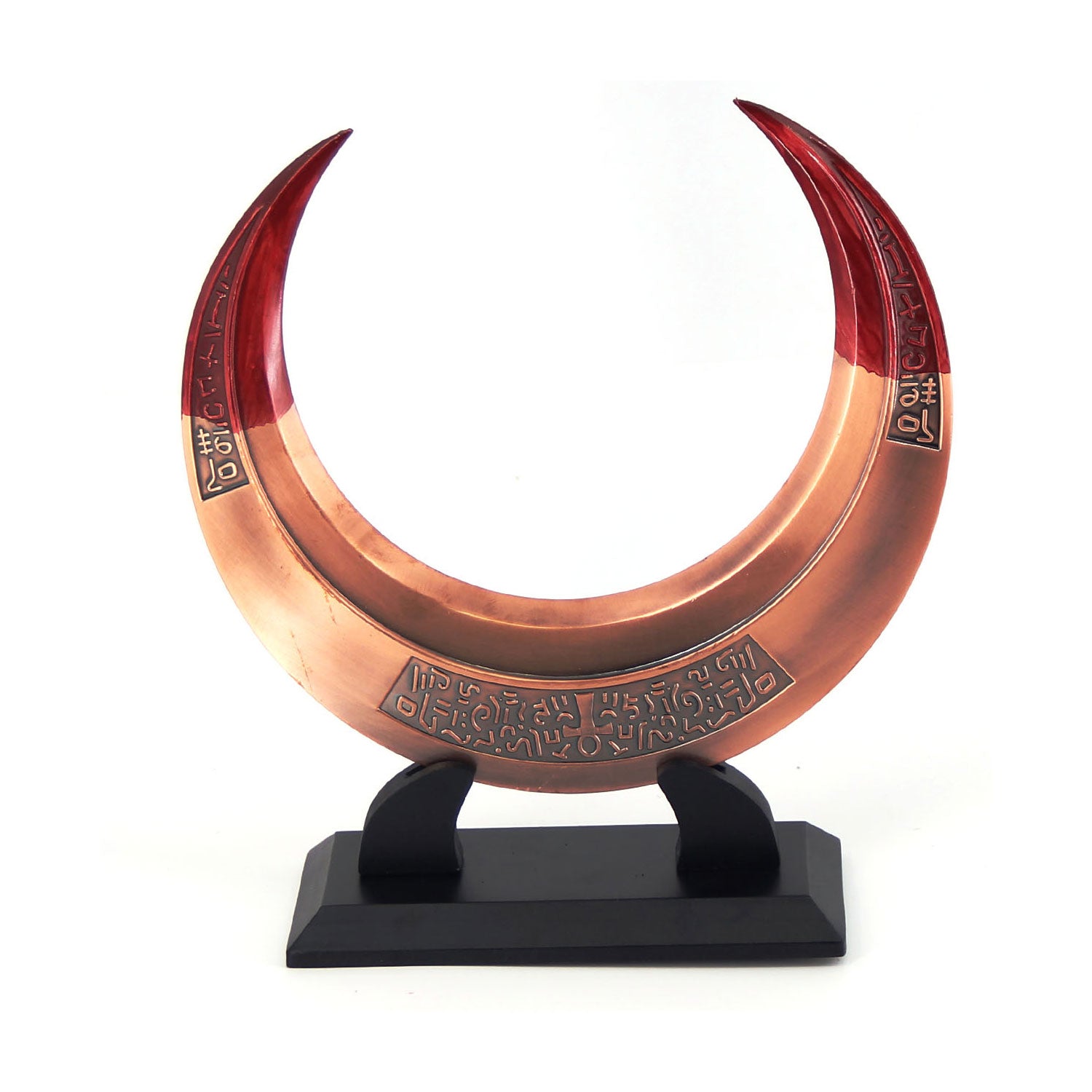 8.5 Inch Metal Egyptian Moon Crescent Bronze Dart Dagger - Tophatter's Guns'N'Weapons Store Collectible Weapons - Tophatter Daily Deals